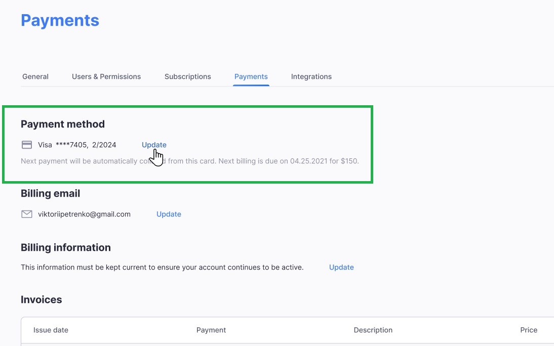 Upgrade & Manage Your Subscription - Webvizio | Free Live Website ...