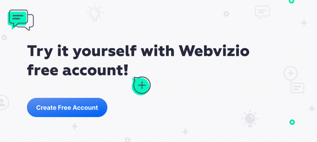 Create account on Webvizio website review and collaboration tool
