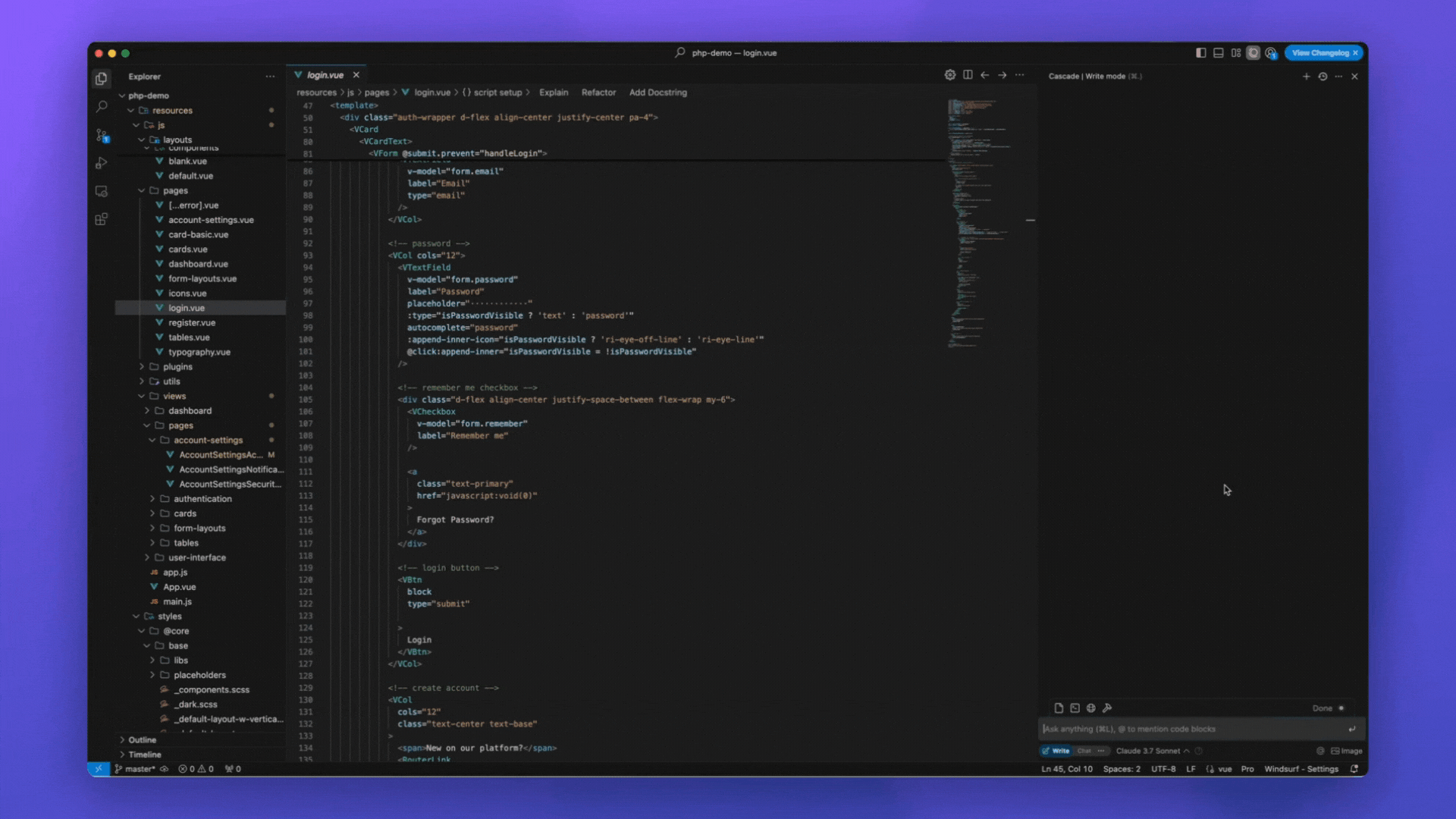 Let the AI process the technical information