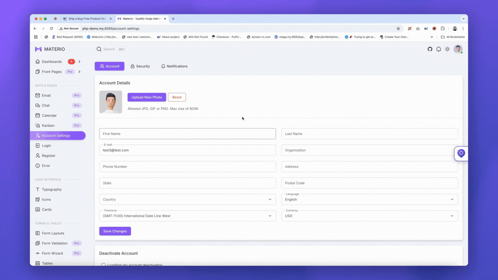 1- Open the page containing the broken AI-generated code