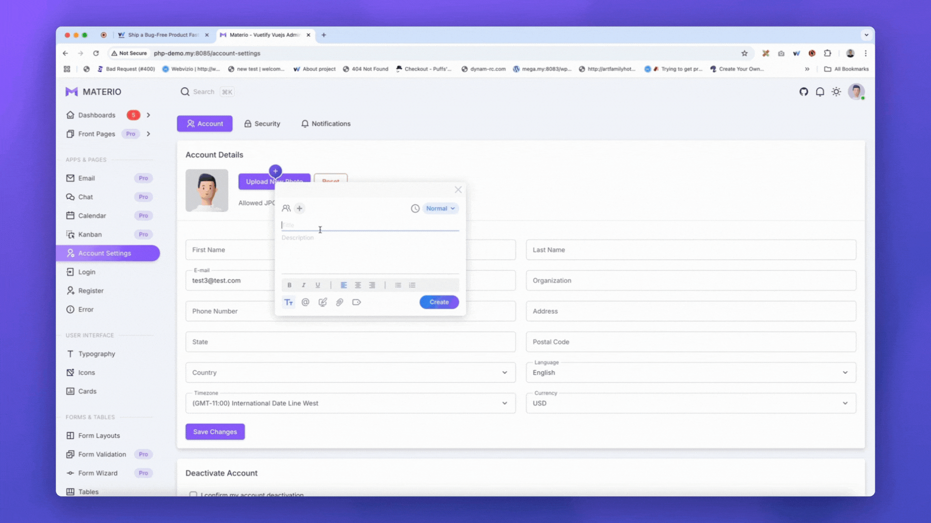 3- Click directly on the problematic element on your page